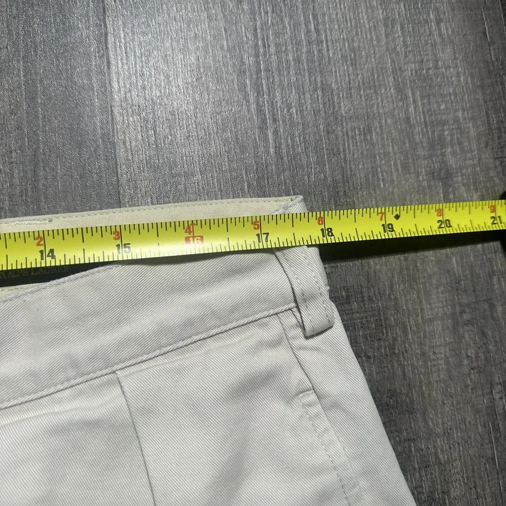 Polo Ralph Lauren‎ Pants Mens 36x30 Beige Chino Pleated Front Cotton Casual